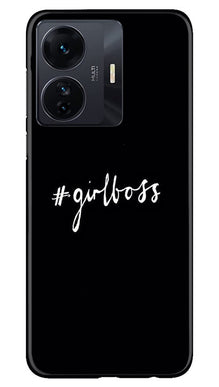 Like a Girl Boss Mobile Back Case for Vivo T1 Pro 5G (Design - 234)