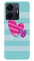 White Heart Case for Vivo IQOO Z6 5G (Design No. 260)