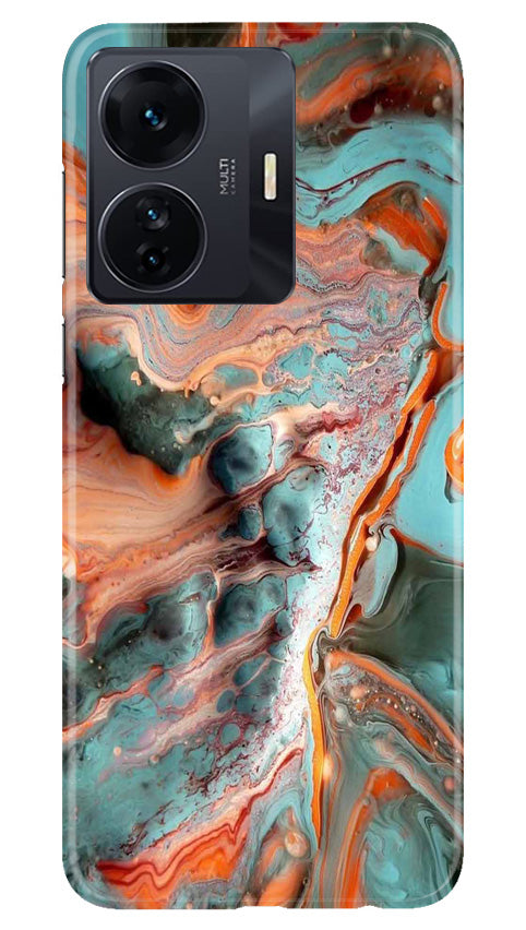 Marble Texture Mobile Back Case for Vivo IQOO Z6 5G (Design - 270)