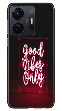 Good Vibes Only Mobile Back Case for Vivo T1 Pro 5G (Design - 314)