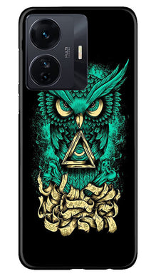Owl Mobile Back Case for Vivo T1 Pro 5G (Design - 317)