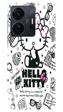 Hello Kitty Mobile Back Case for Vivo T1 Pro 5G (Design - 320)