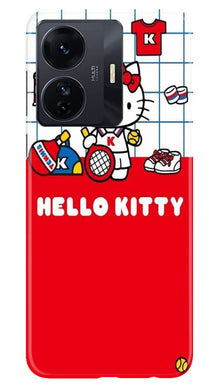 Hello Kitty Mobile Back Case for Vivo IQOO Z6 5G (Design - 322)