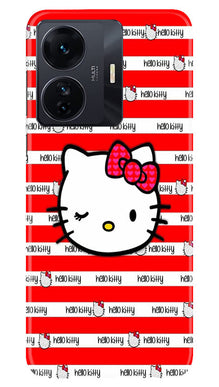 Hello Kitty Mobile Back Case for Vivo IQOO Z6 5G (Design - 323)