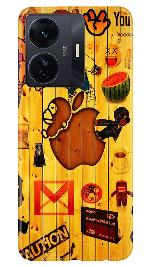 Wooden Texture Mobile Back Case for Vivo IQOO Z6 5G (Design - 326)