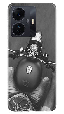 Royal Enfield Mobile Back Case for Vivo IQOO Z6 5G (Design - 341)