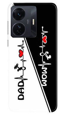 Love Mom Dad Mobile Back Case for Vivo T1 Pro 5G (Design - 344)