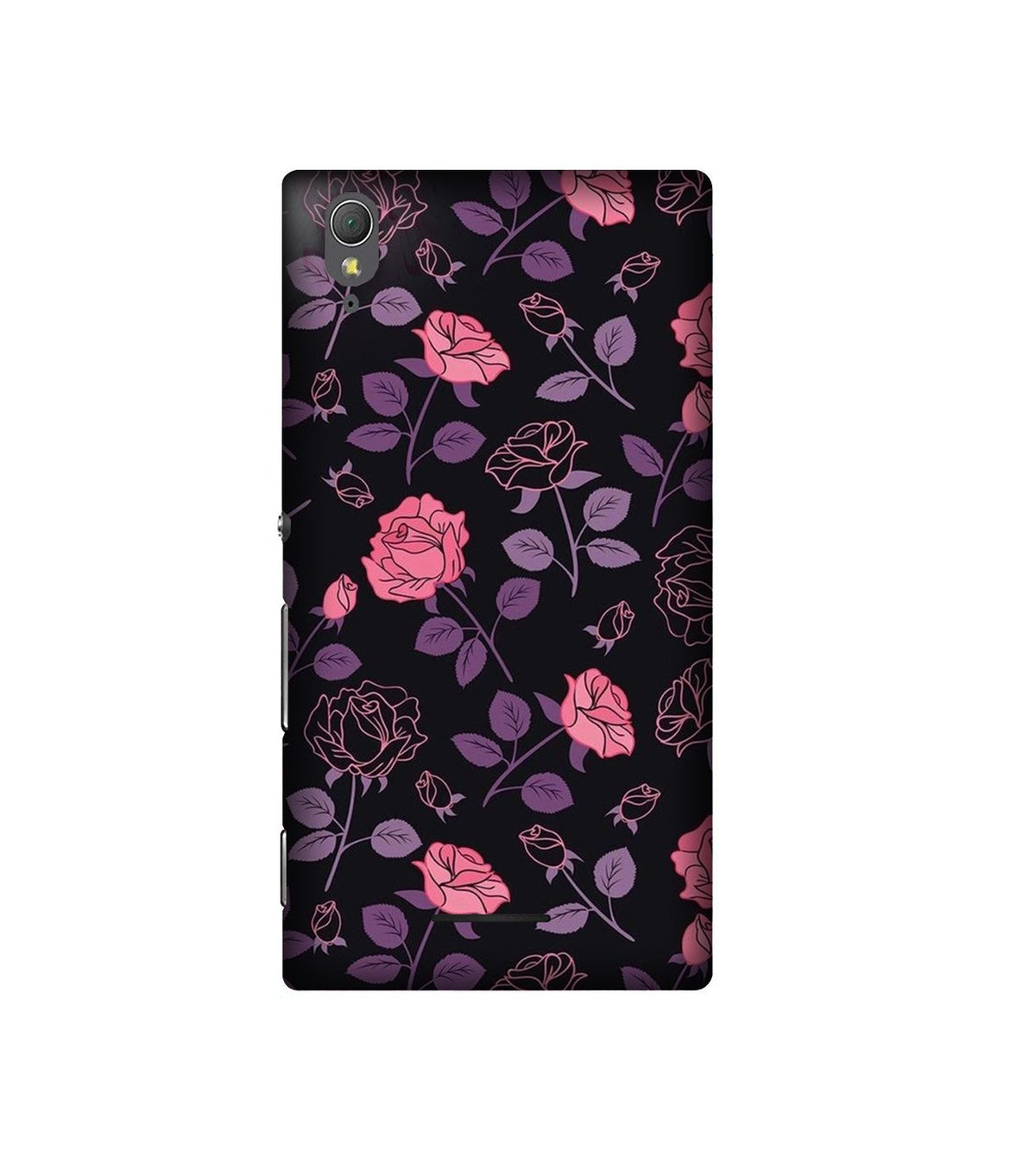 Rose Pattern Case for Sony T3