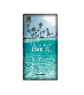 Life is short live it Case for Sony T3