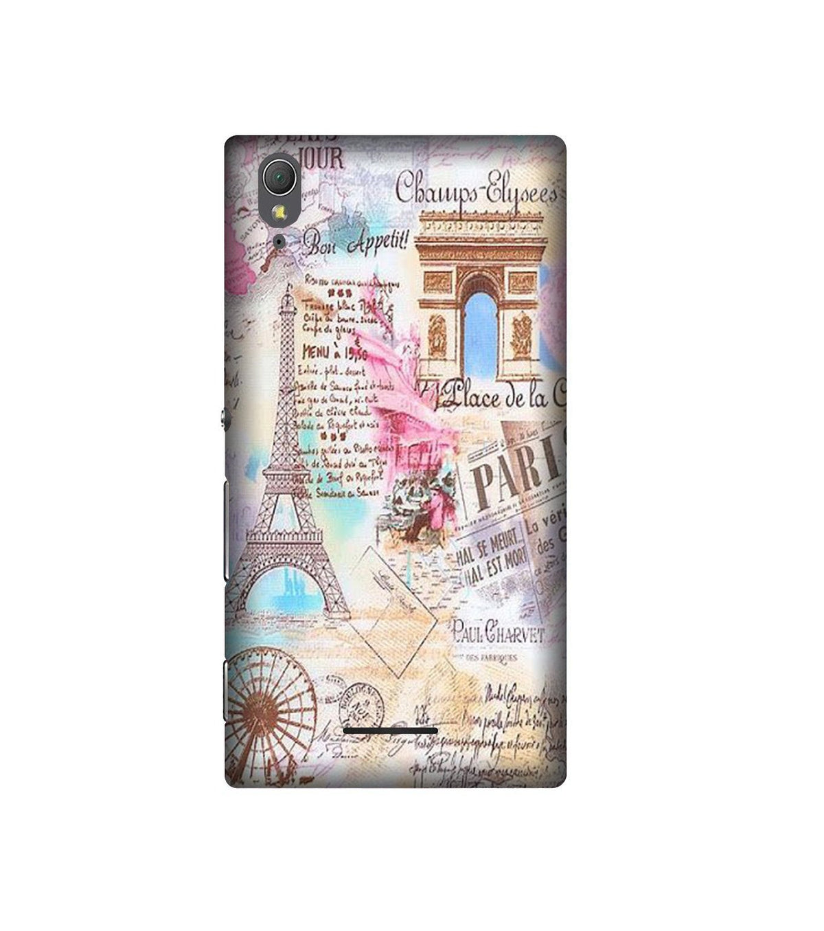 Paris Eiftel Tower Case for Sony T3