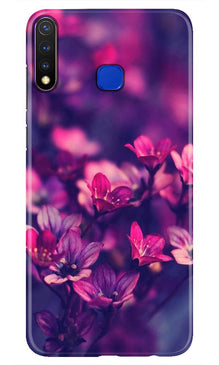 flowers Mobile Back Case for Vivo U20 (Design - 25)