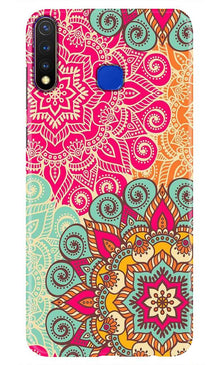 Rangoli art2 Mobile Back Case for Vivo U20 (Design - 29)