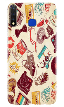 Vintage Mobile Back Case for Vivo Y19 (Design - 35)