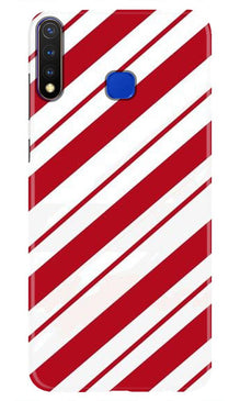 Red White Mobile Back Case for Vivo Y19 (Design - 44)
