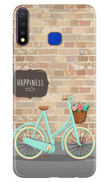 Happiness Mobile Back Case for Vivo Y19 (Design - 53)