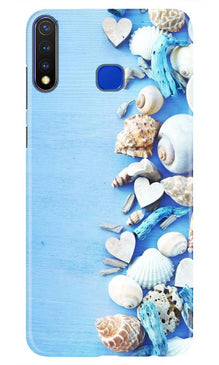 Sea Shells2 Mobile Back Case for Vivo U20 (Design - 64)