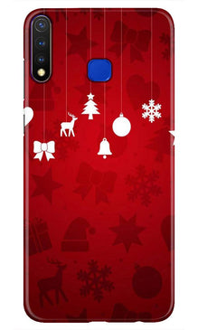Christmas Mobile Back Case for Vivo U20 (Design - 78)