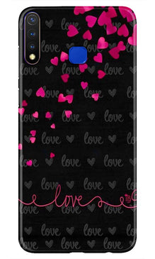Love in Air Mobile Back Case for Vivo Y19 (Design - 89)