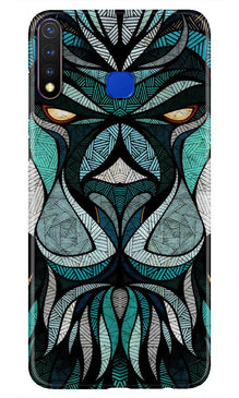 Lion Mobile Back Case for Vivo Y19 (Design - 97)