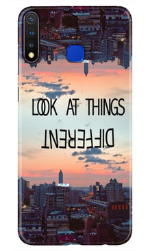 Look at things different Mobile Back Case for Vivo Y19 (Design - 99)