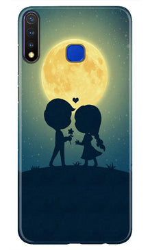 Love Couple Mobile Back Case for Vivo U20  (Design - 109)