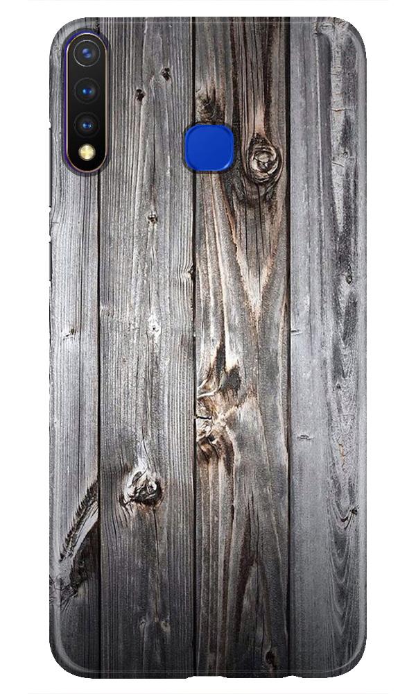 Wooden Look Case for Vivo Y19  (Design - 114)