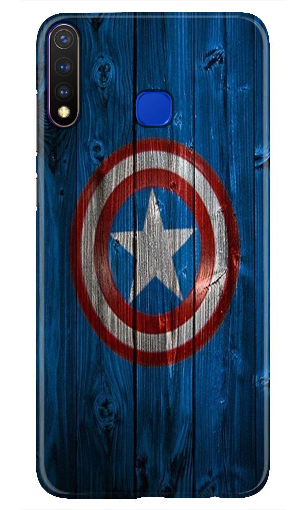 Captain America Superhero Case for Vivo Y19  (Design - 118)