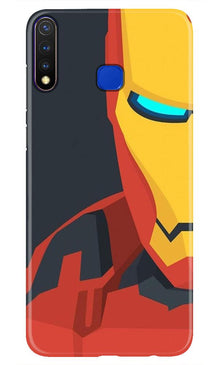 Iron Man Superhero Mobile Back Case for Vivo U20  (Design - 120)