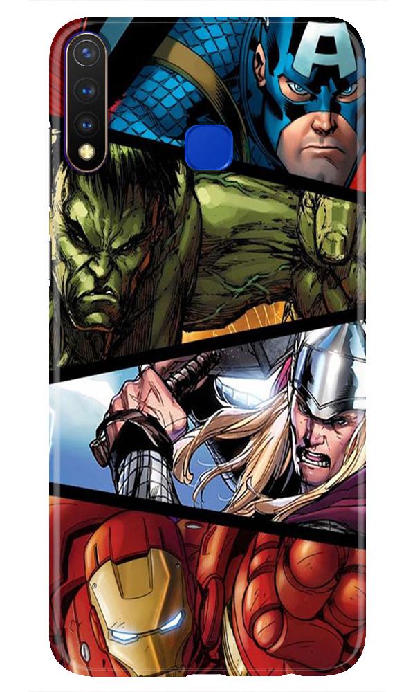 Avengers Superhero Case for Vivo Y19  (Design - 124)