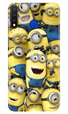 Minions Mobile Back Case for Vivo Y19  (Design - 127)