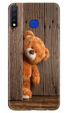 Cute Beer Mobile Back Case for Vivo U20  (Design - 129)