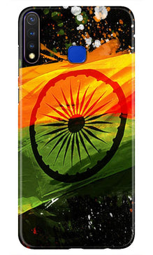 Indian Flag Mobile Back Case for Vivo U20  (Design - 137)