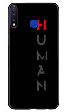 Human Mobile Back Case for Vivo U20  (Design - 141)