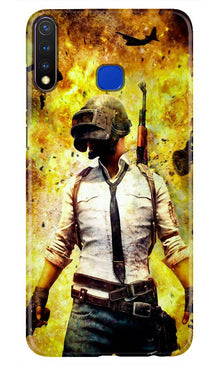 Pubg Mobile Back Case for Vivo Y19  (Design - 180)