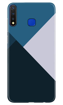 Blue Shades Mobile Back Case for Vivo U20 (Design - 188)