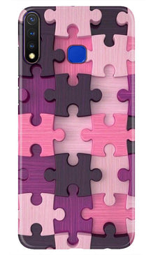 Puzzle Mobile Back Case for Vivo U20 (Design - 199)