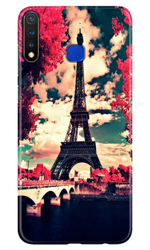 Eiffel Tower Mobile Back Case for Vivo U20 (Design - 212)