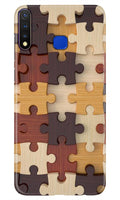 Puzzle Pattern Case for Vivo U20 (Design No. 217)