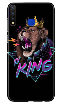 Lion King Mobile Back Case for Vivo Y19 (Design - 219)
