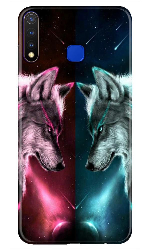 Wolf fight Case for Vivo Y19 (Design No. 221)
