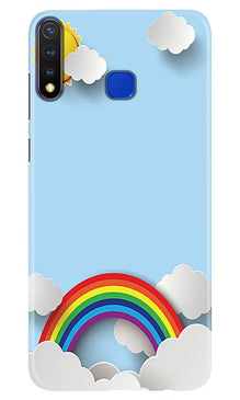 Rainbow Mobile Back Case for Vivo U20 (Design - 225)
