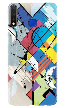 Modern Art Mobile Back Case for Vivo U20 (Design - 235)