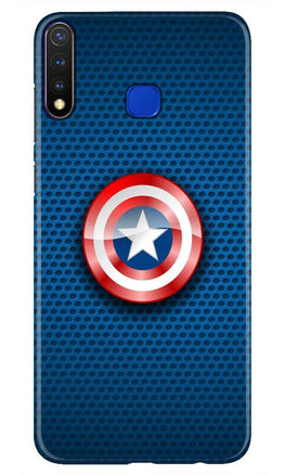 Captain America Shield Case for Vivo U20 (Design No. 253)