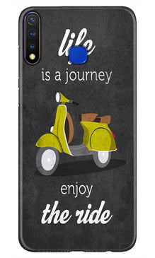 Life is a Journey Mobile Back Case for Vivo U20 (Design - 261)