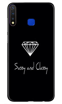 Sassy and Classy Mobile Back Case for Vivo Y19 (Design - 264)