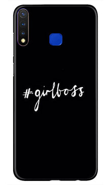 #GirlBoss Mobile Back Case for Vivo U20 (Design - 266)