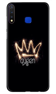 Queen Mobile Back Case for Vivo U20 (Design - 270)