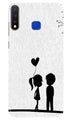 Cute Kid Couple Case for Vivo Y19 (Design No. 283)