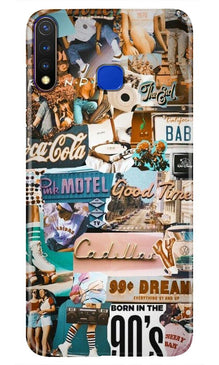 Vintage Design Mobile Back Case for Vivo Y19 (Design - 284)