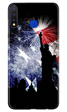 Statue of Unity Mobile Back Case for Vivo U20 (Design - 294)